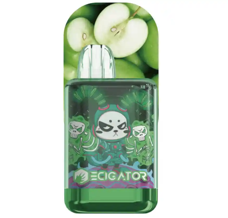 Vape Vaporizador 6000 Puffs 5% Manzana Verde Ice