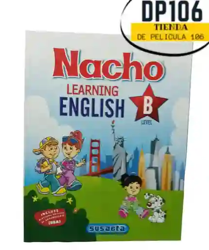 Libro / Cartilla Nacho Learning English Level B / Aprendiendo Ingles Nivel B
