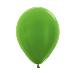 Globos Bombas Fiesta R-12 Metal Verde Lima X50unds Sempertex