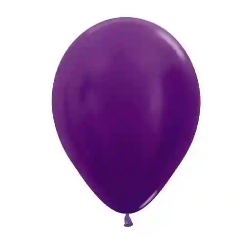 Globos Bombas Fiesta R-12 Metal Violeta X50unds Sempertex