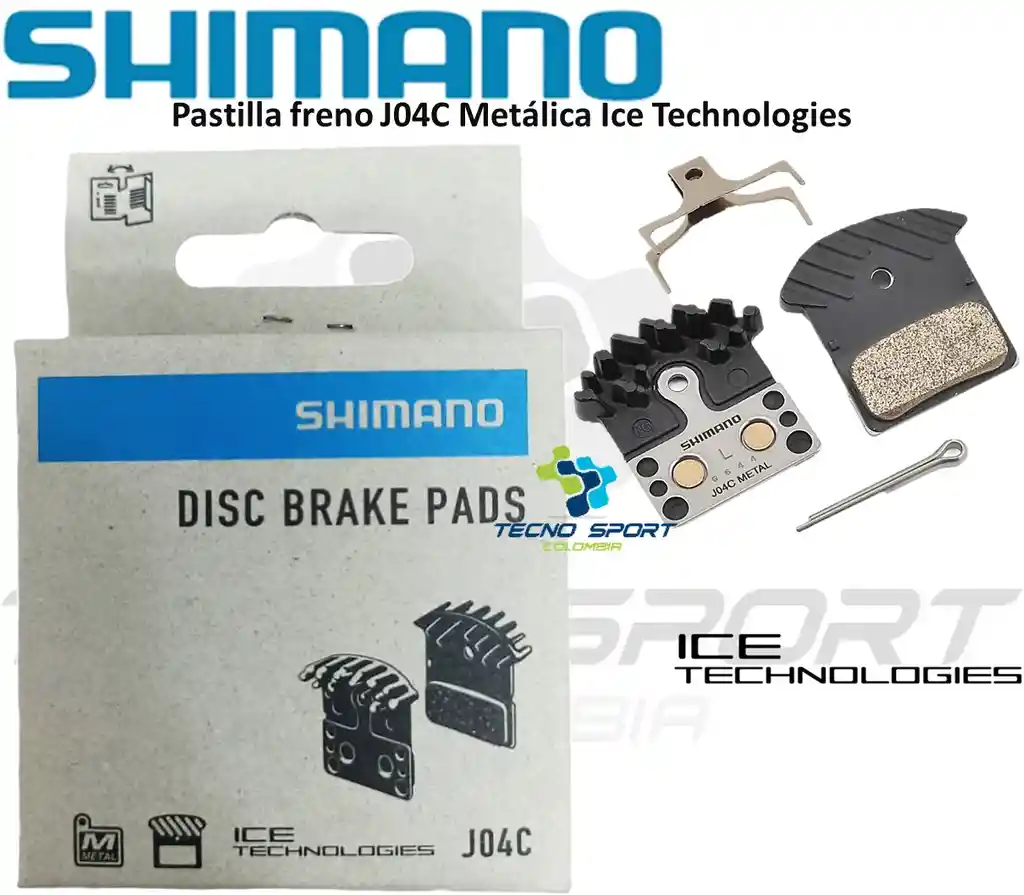 Pastilla Freno Shimano J04c Xtr Xt Slx Deore Refrigerada