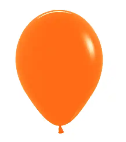 R-5 Globos Bombas Metal Naranja X50und