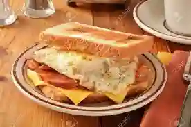Sandwich De Queso, Huevo Y Tocino