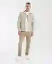 Camisa Utility Long Café Khaki Claro Talla M Chevignon