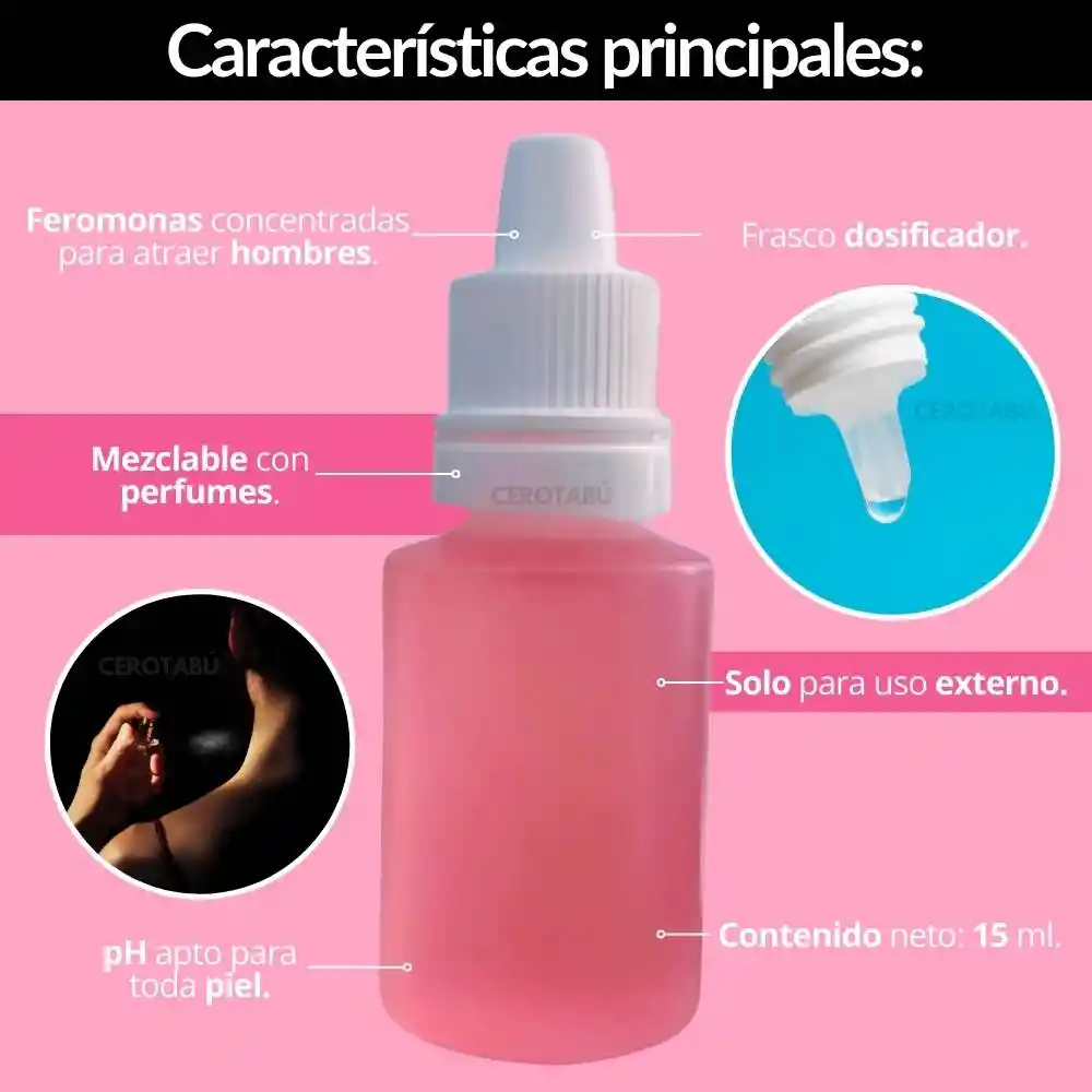 Kit Bala Vibradora + Lubricante Multiorgasmos + Feromonas Concentradas.