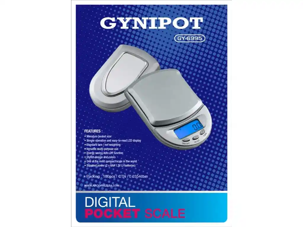 Gramera Digital De Bolsillo De 500g/0,01g Gy-6995