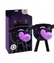 Arnés Con Dildo Incluido Y Correas Graduables Morado
