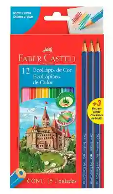 Colores Ecolapiz Faber Castell X12 + 3