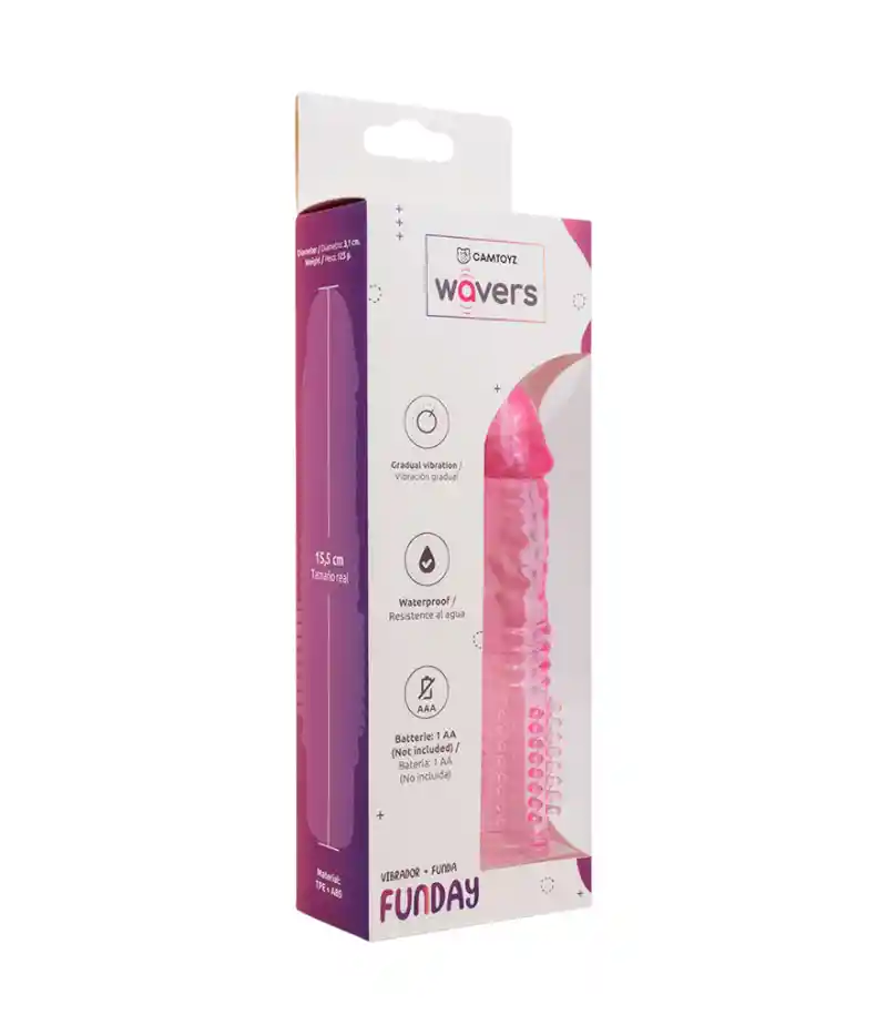 Vibrador Funday Rosado (bala Vibradora + Funda)