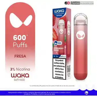 Waka Strawberry Burst 600puff