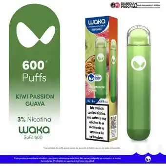 Waka Kiwi Passion Guava 600puff