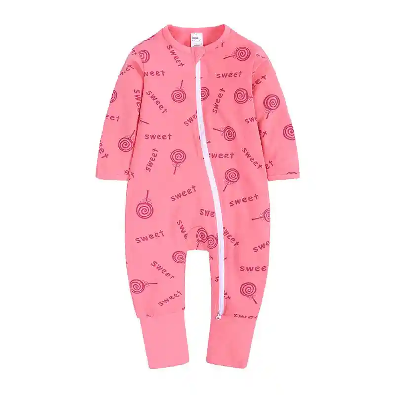 Pijama Enterizo Rosada De Candy 3-6 Meses