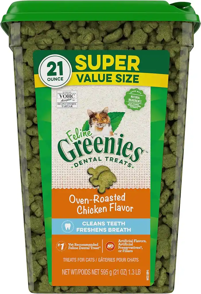 Greenies Cuidado Dental Gatos Sabor Pollo 21 Oz