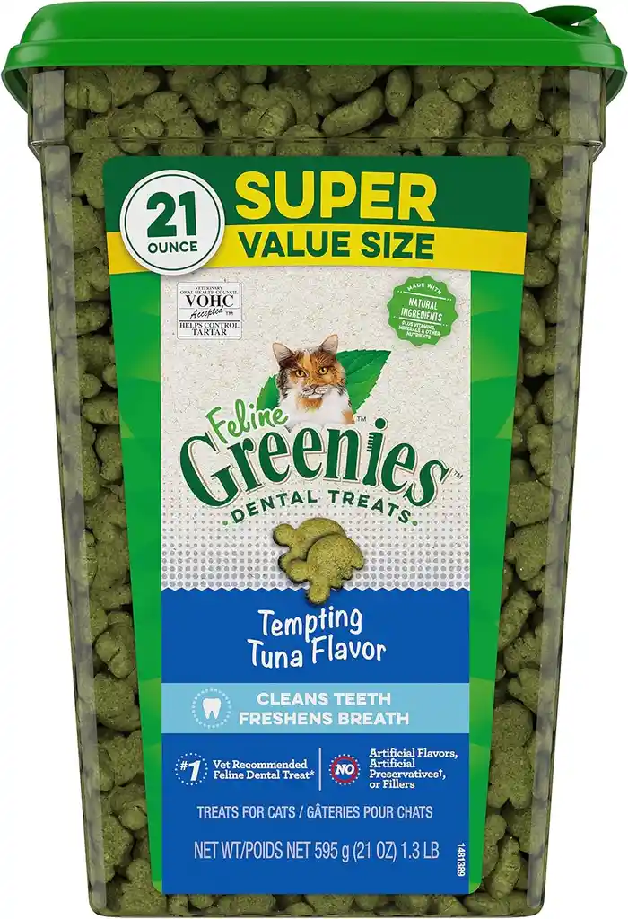 Greenies Golosina Cuidado Dental Gato 21 Oz Atun