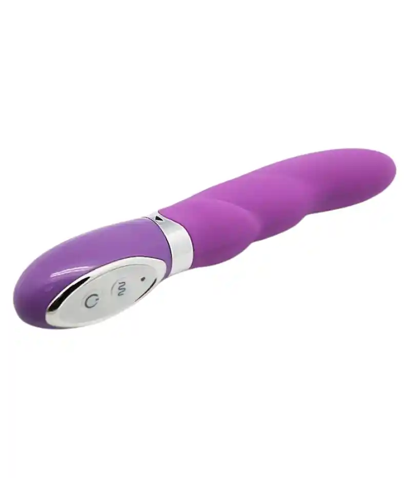 Vibrador Punto G - Silicona Extra Suave Morado