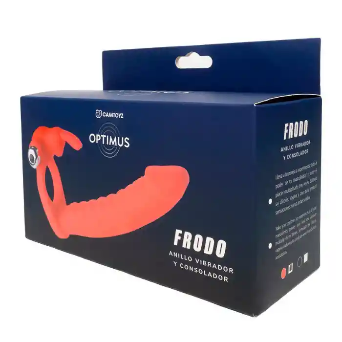 Anillo Vibrador Y Consolador Frodo Estimulador Anal 7 Modo De Vibracion