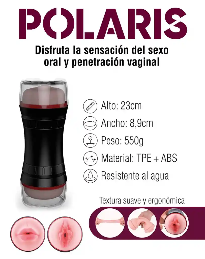 Masturbador Masculino Polaris Flesh Shande