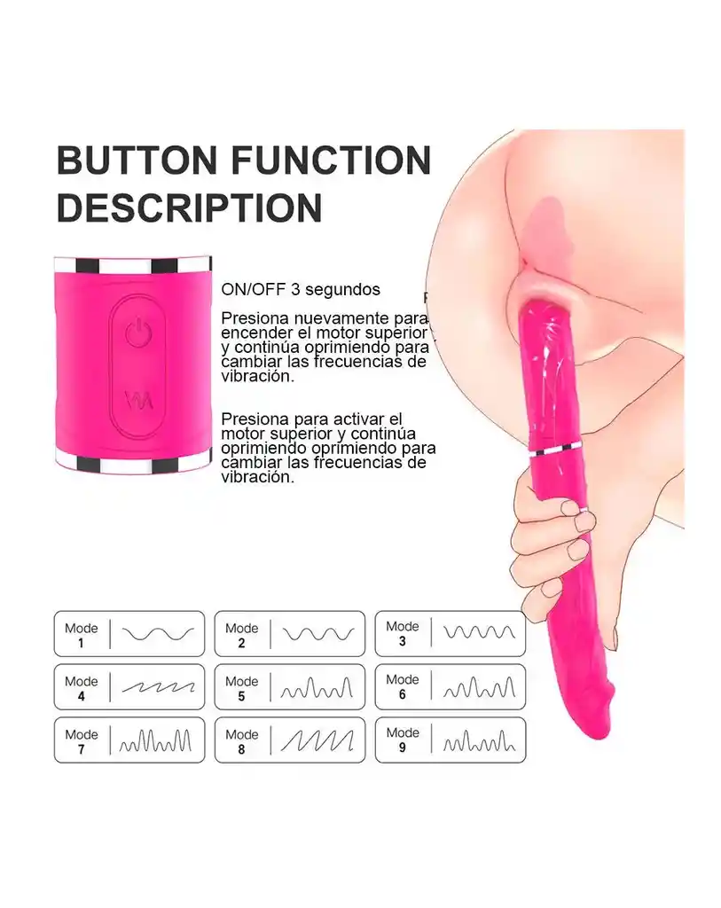 Vibrador Doble Penetración Cici