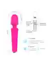 Vibrador Masajeador Luna Magenta