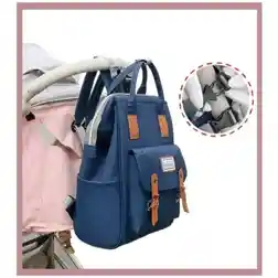 Pañalera Multifuncional Bolso Morral Bebe Correas Rosa