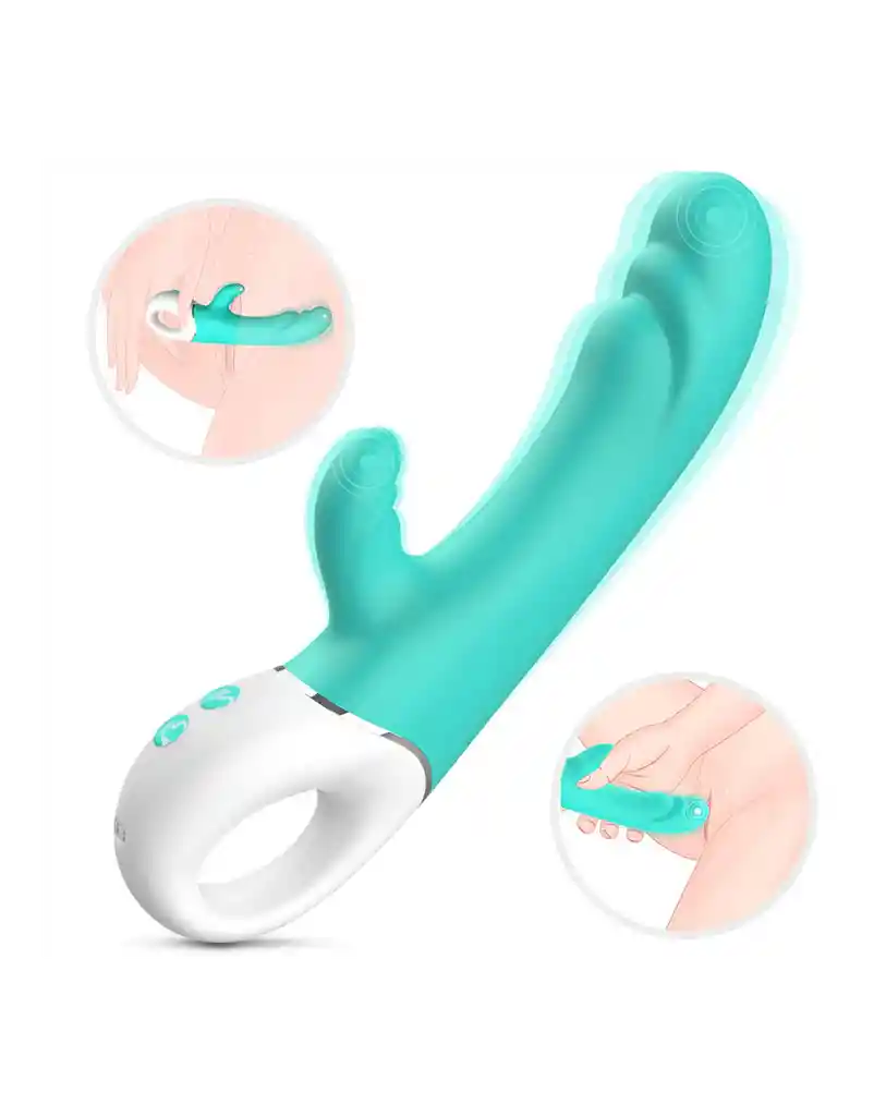 Vibrador Doble Estimulación Spray