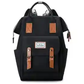 Pañalera Multifuncional Bolso Morral Bebe Correas Negro