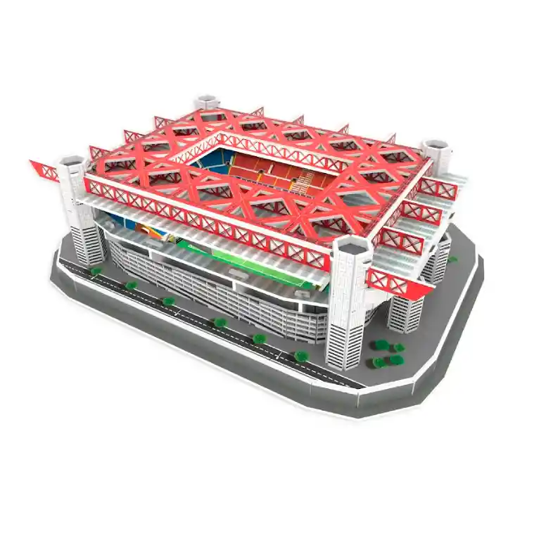 Rompecabezas Puzzle Estadio 3d San Siro Milán 154 Piezas