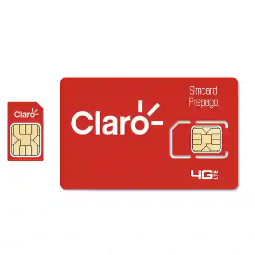 2x Simcard Sim Card Prepago Claro Telefono Movil Celular Micro O Nano