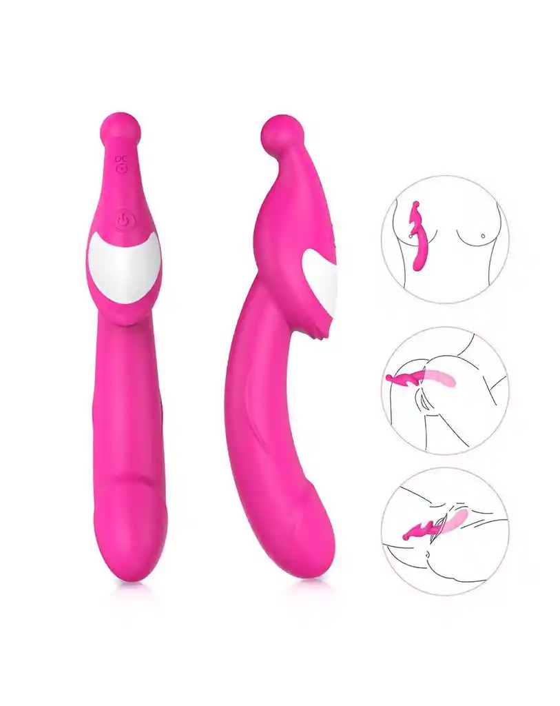 Vibrador Doble Función Vine