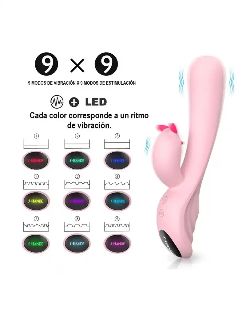 Vibrador Doble Motor Plume Shande