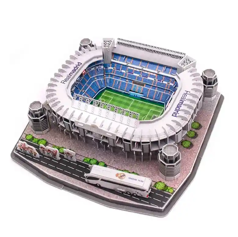 Rompecabezas 3d Estadio Santiago Bernabéu Madrid 160 Piezas