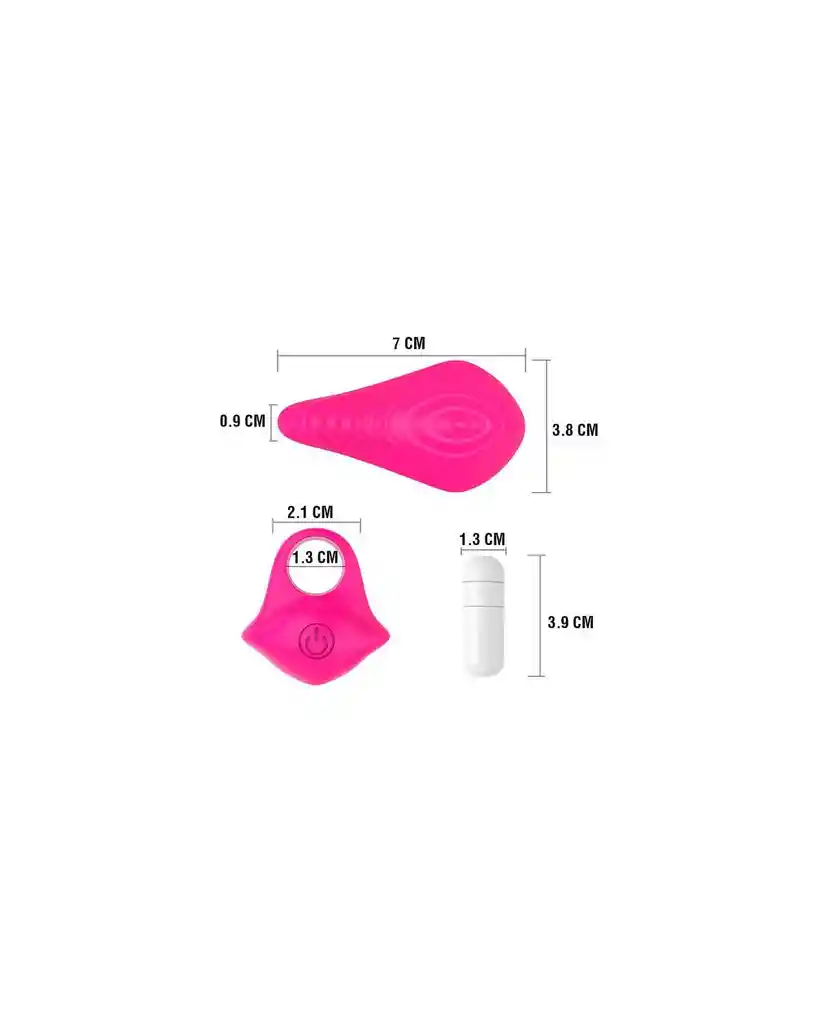 Vibrador Con Anillo Finger Pink Shande