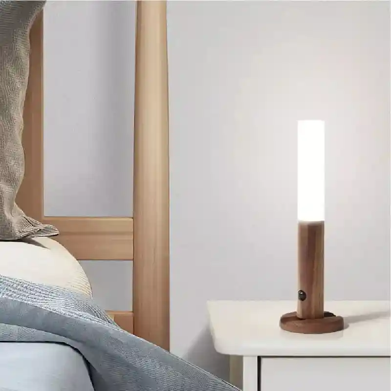 Lámpara De Mesa Recargable Con Sensor De Movimiento Luz Inalámbrica Recargable