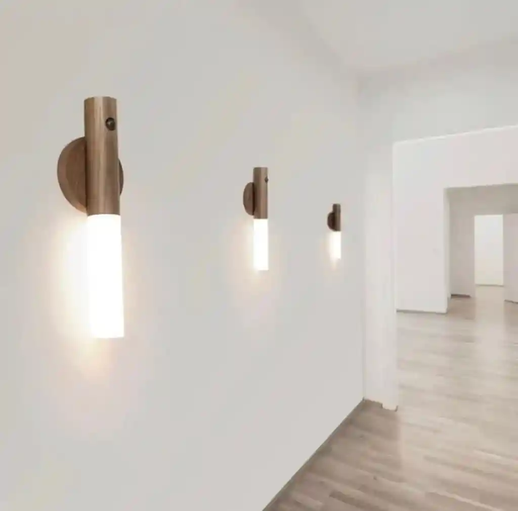 Lámpara De Mesa Recargable Con Sensor De Movimiento Luz Inalámbrica Recargable
