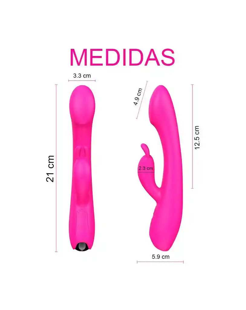 Vibrador Doble Anas Pink Shande