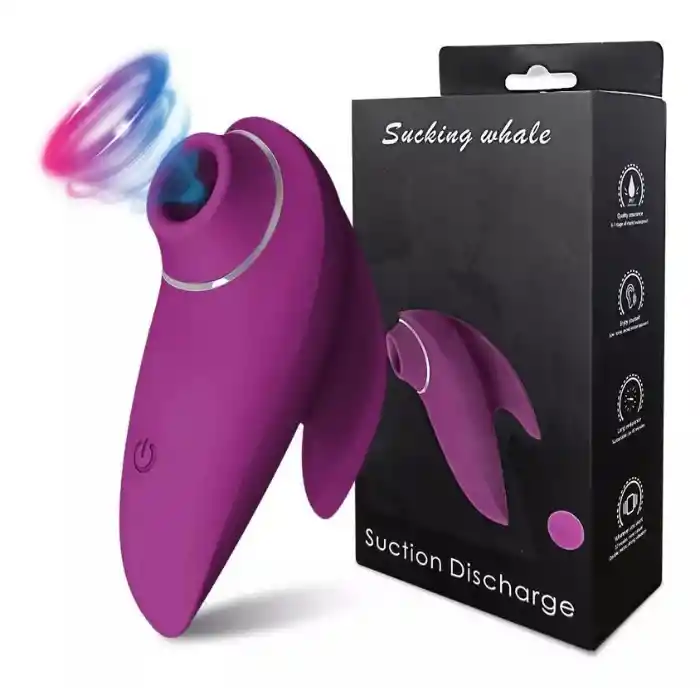 Vibrador Succionador De Clitoris 8 Velocidades Recargable Usb