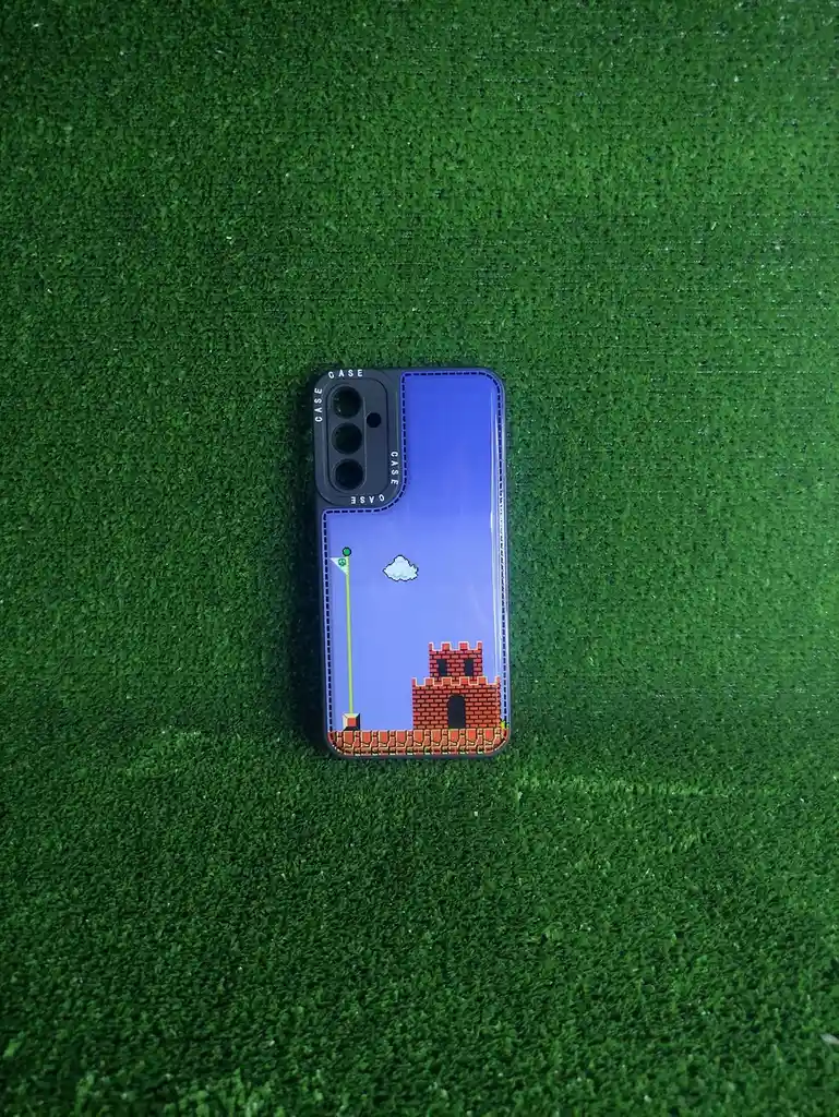 Samsung Galaxy A34 | Forro Protector | Case Rigido|casetifi |super Mario Bros Nivel 1 | Samsung | Carcasa | Funda | Anti Humedad | Full Proteccion.