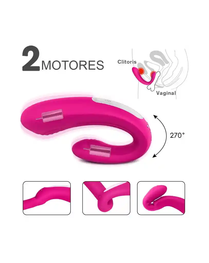 Vibrador Doble Enjoy Pink Shande