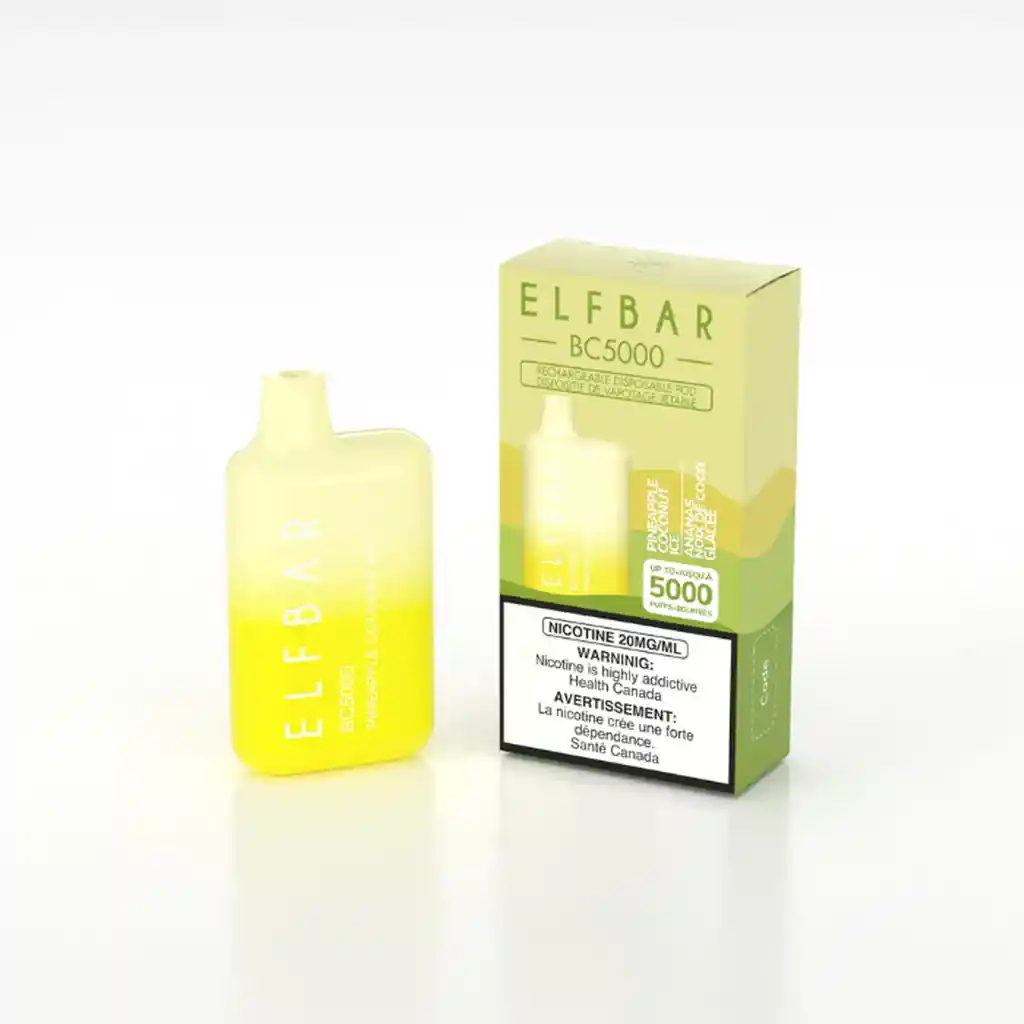 Vape Elfbar Pineapple Coconut Ice 5.000 Pffs