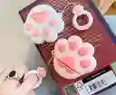 Funda Protector Forro Audífonos Airpods Pro 2 Apple Garra Huella De Gato