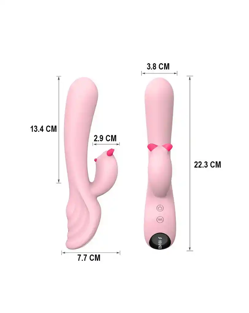 Vibrador Doble Motor Plume Shande