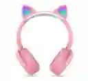 Diadema Bluetooth Orejas De Gato Pop It Rosado