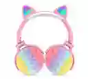 Diadema Bluetooth Orejas De Gato Pop It Rosado