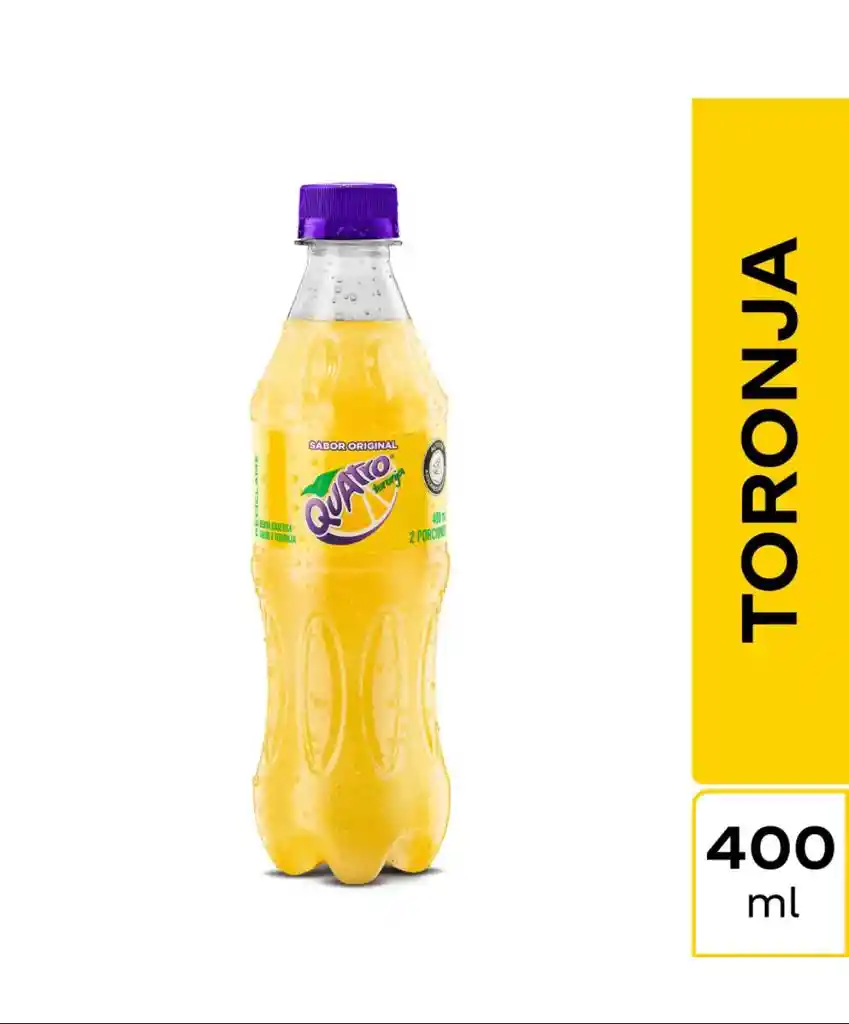 Quatro Gaseosa Sabor Toronja 400ml