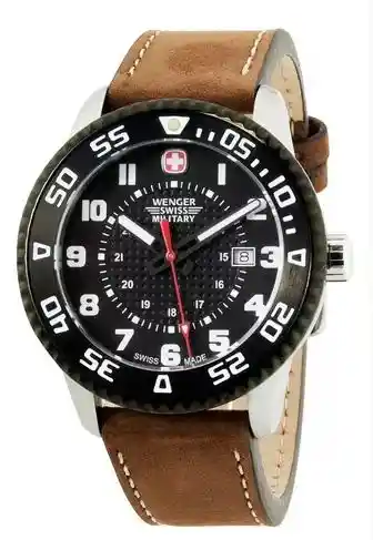 1 Reloj Wenger Swiss Military Nuevo 100% Original Pulso Cuero