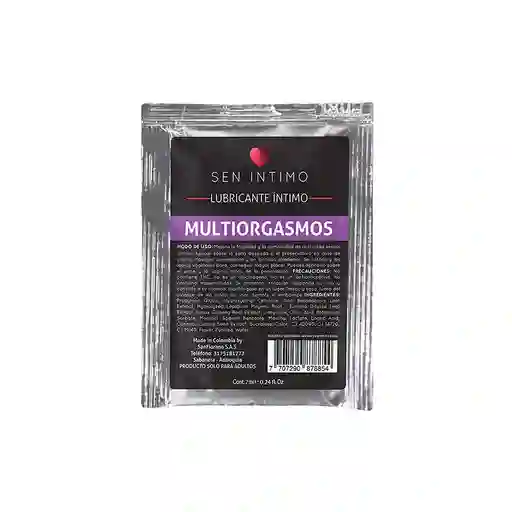 Multiorgasmos Sachet X 7 Ml Sen Intimo