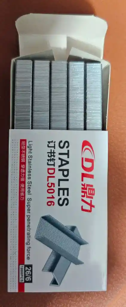 Grapas Staples Dl 5016 26/6 1000 Piezas X 10 Unidades