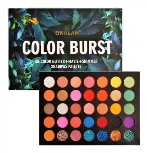 Paleta De Sombras Okalán Color Burst