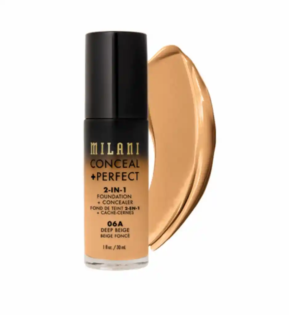 Base Matte 2 En 1 Milani 06a-deep Beige