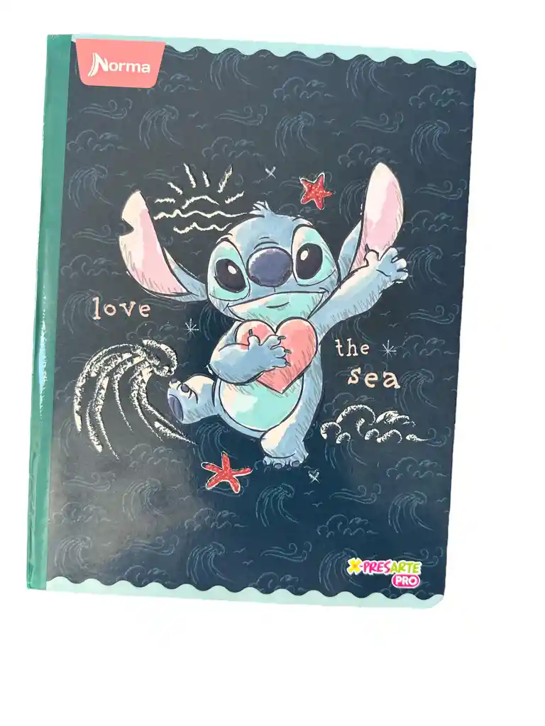 Cuaderno Rayado Stich